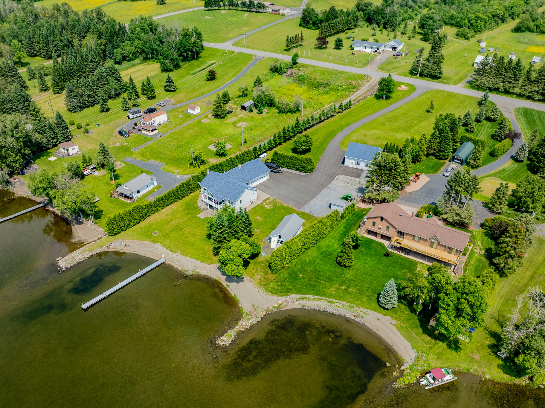 149-161 Lake Shore Road, Unit LOT 202 St. David, ME 04773 - Photo 7 of 62 Birds eye view