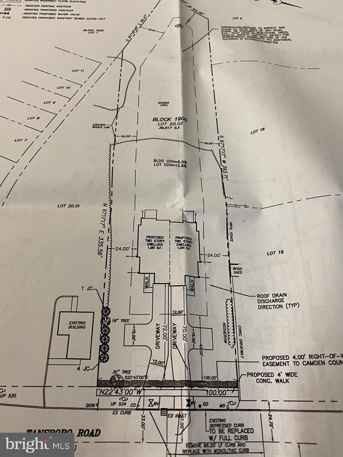 76 Tansboro Road Berlin, NJ 08009 - Photo 6 of 9 Approved Layout Plan from Berlin Boro