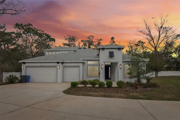 front view of house with a yard
