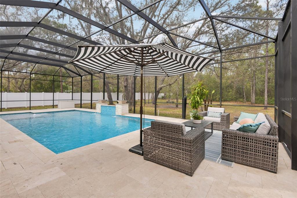 2304 Clement Road Lutz, FL 33549 - Photo 30 of 37 a view of outdoor space with seating