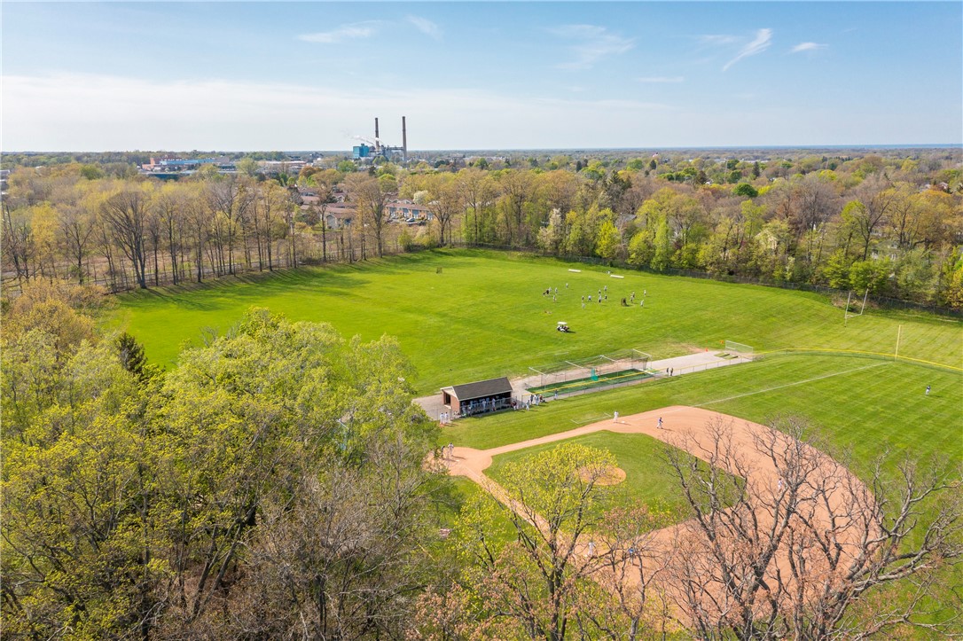 540 Augustine Street Rochester, NY 14613 - Photo 42 of 49 AERIAL VIEW OF AQUINAS INSTITUTE BACKING TO HOME