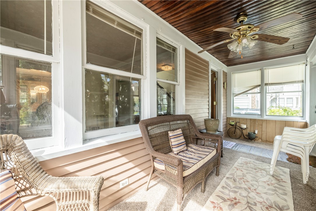 540 Augustine Street Rochester, NY 14613 - Photo 10 of 49 CHARMING ENCLOSED PORCH WITH CLASSIC WOOD CEILING