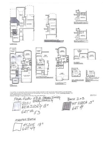 an aerial view of a house with swimming pool