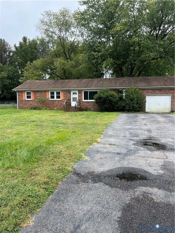 3517 Union Branch Road Petersburg, VA 23805 - Photo 2 of 5 a front view of a house with garden
