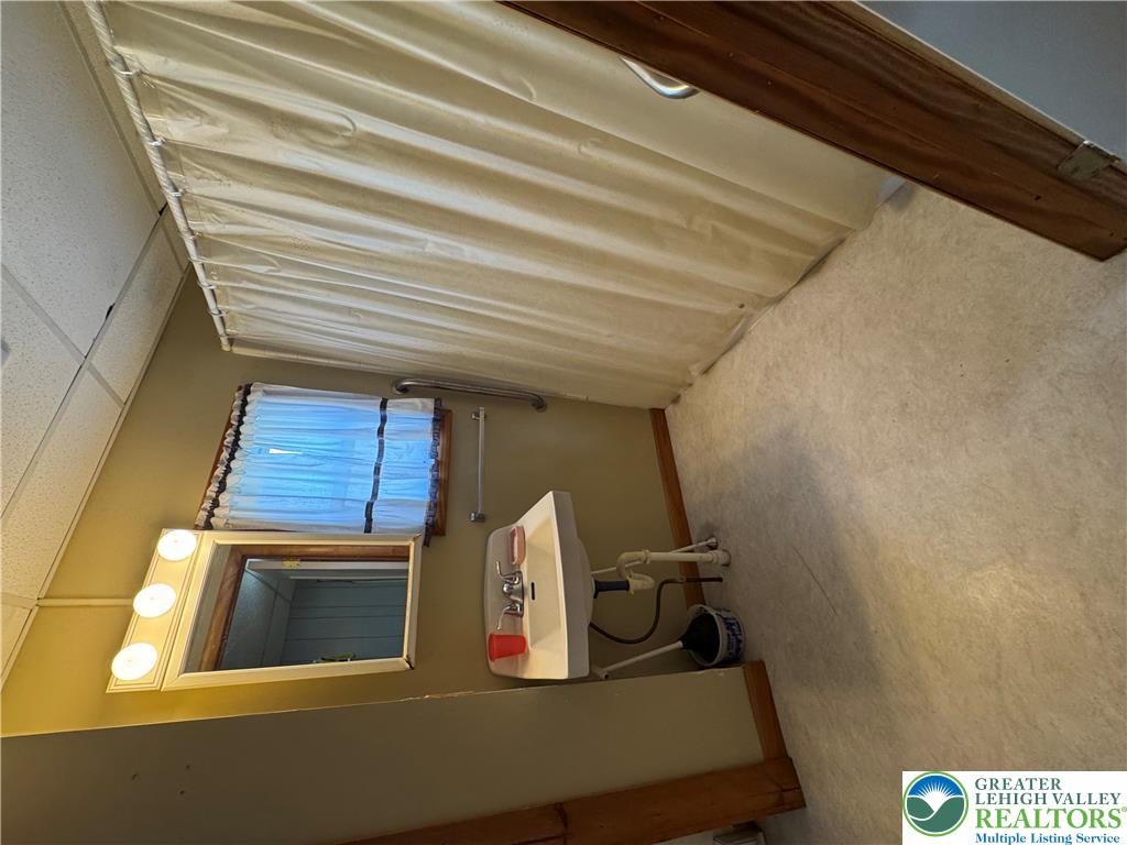 868 Catawissa Road Tamaqua, PA 18252 - Photo 24 of 67 A quaint bathroom with a functional layout, including a sink and shower area.