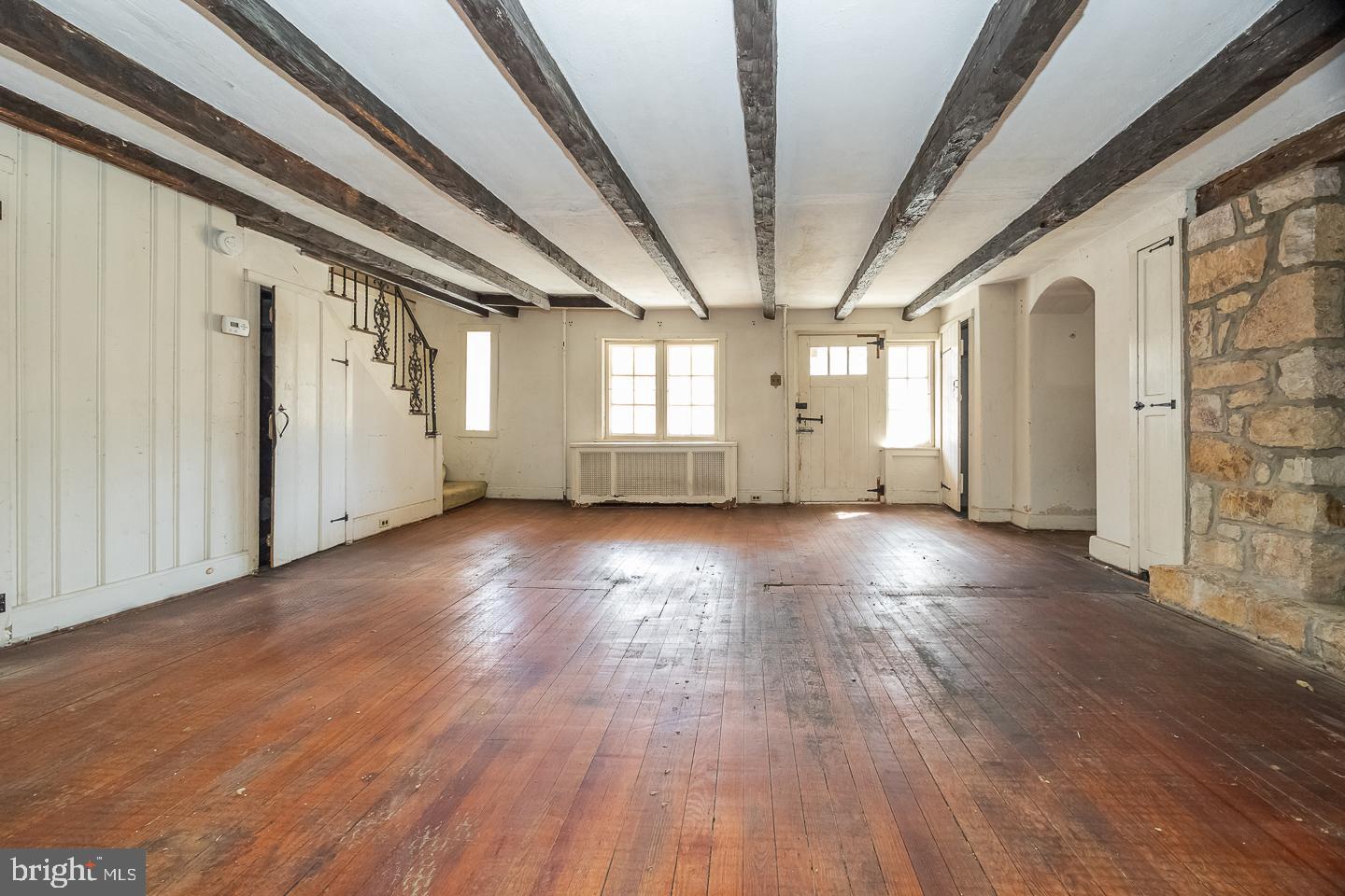 875 Old State Road Berwyn, PA 19312 - Photo 4 of 15 a view of livingroom with wooden floor
