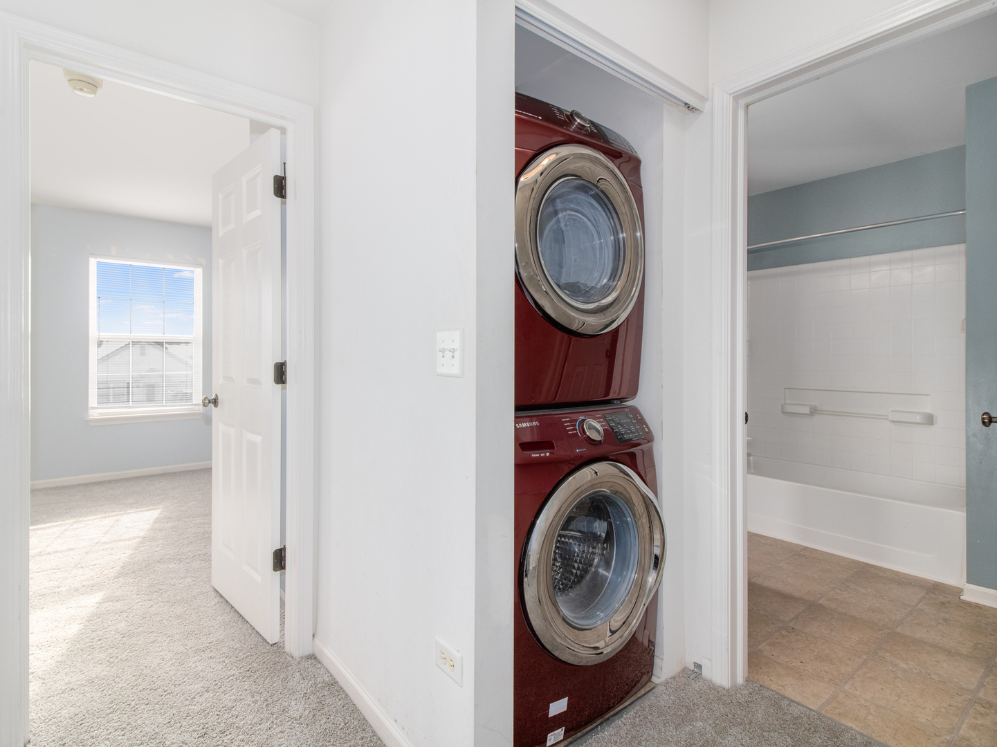 2817 Hoffman Street Plano, IL 60545 - Photo 25 of 25 a view of storage and utility room with washer and dryer