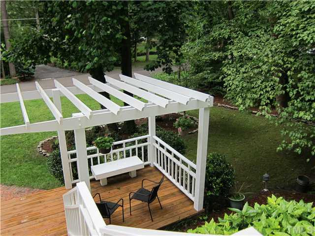 3623 Swann Street Raleigh, NC 27612 - Photo 2 of 22 Closer view of Pergola Deck from front entry landing. Facade/Exterior Front