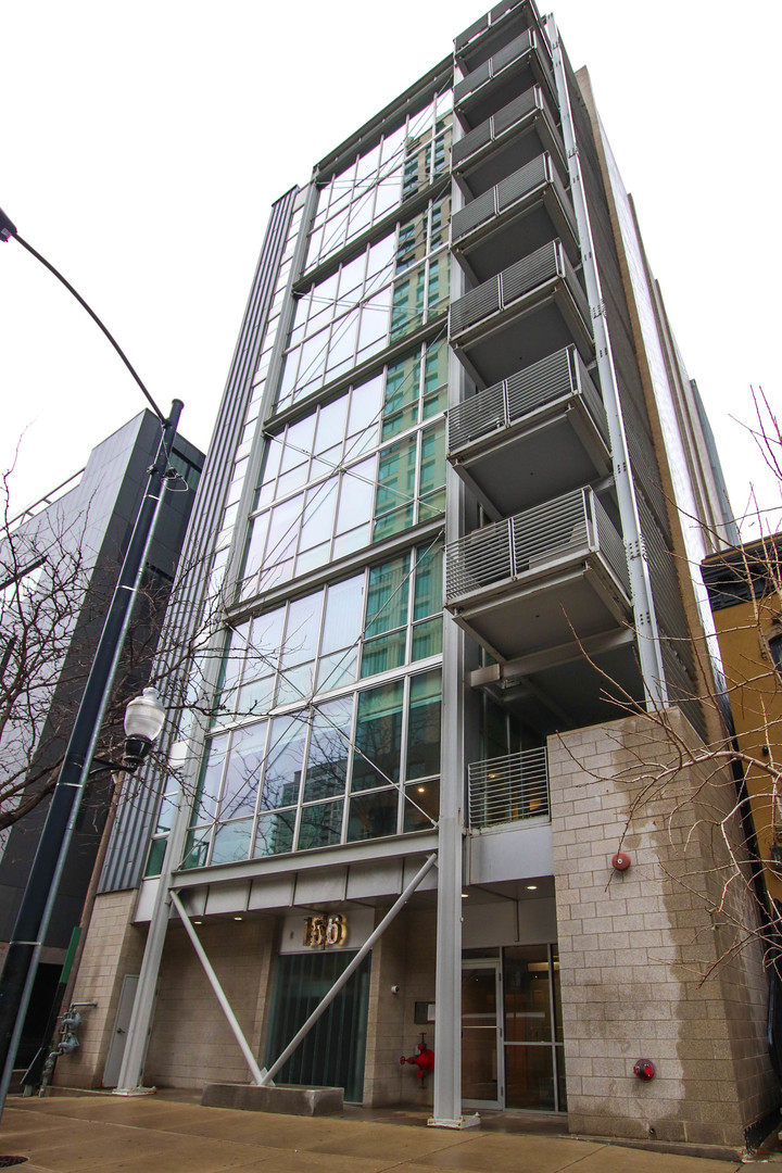 a front view of a building