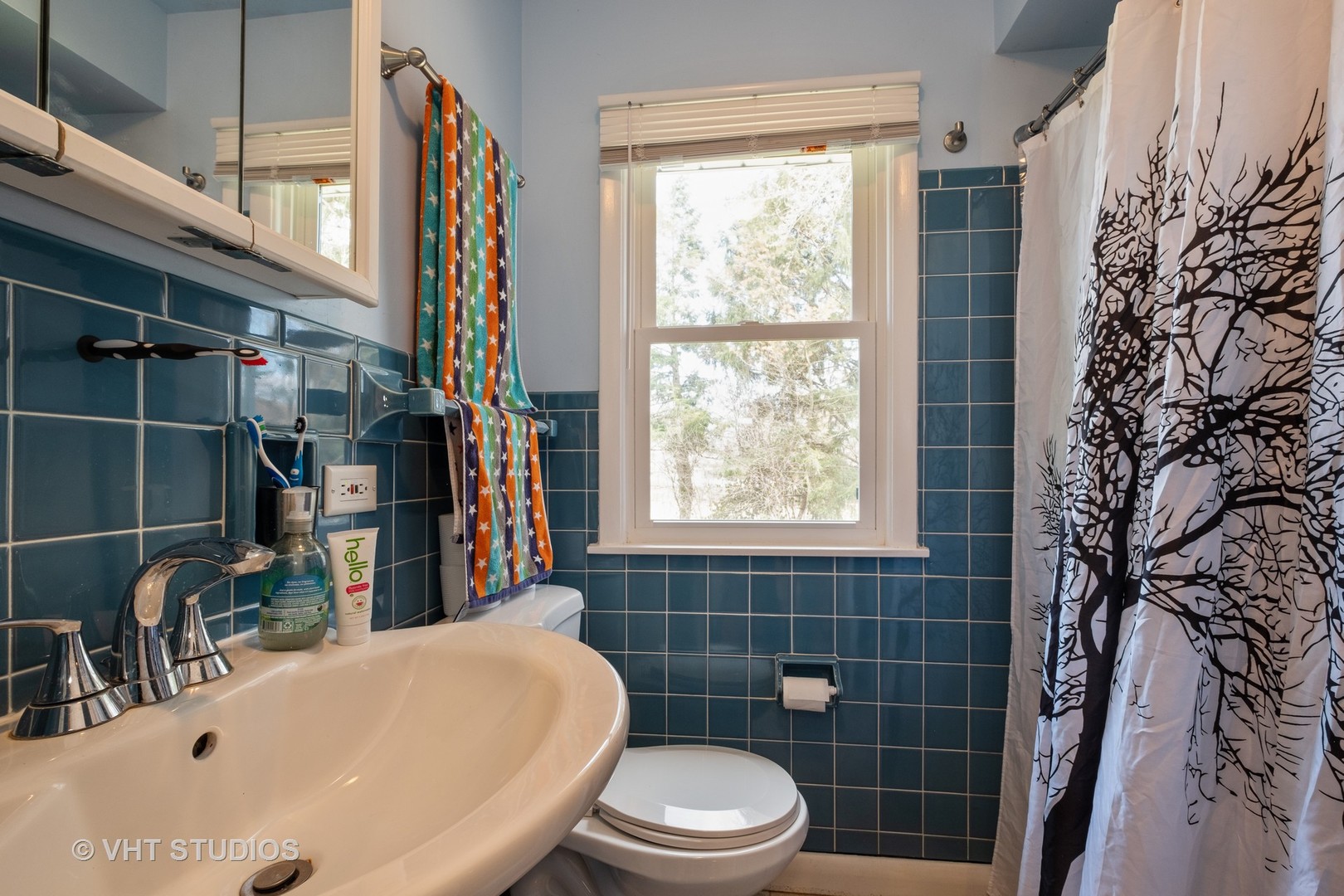 35 Pine Tree Road Northbrook, IL 60062 - Photo 8 of 10 a bathroom with a sink a toilet and shower
