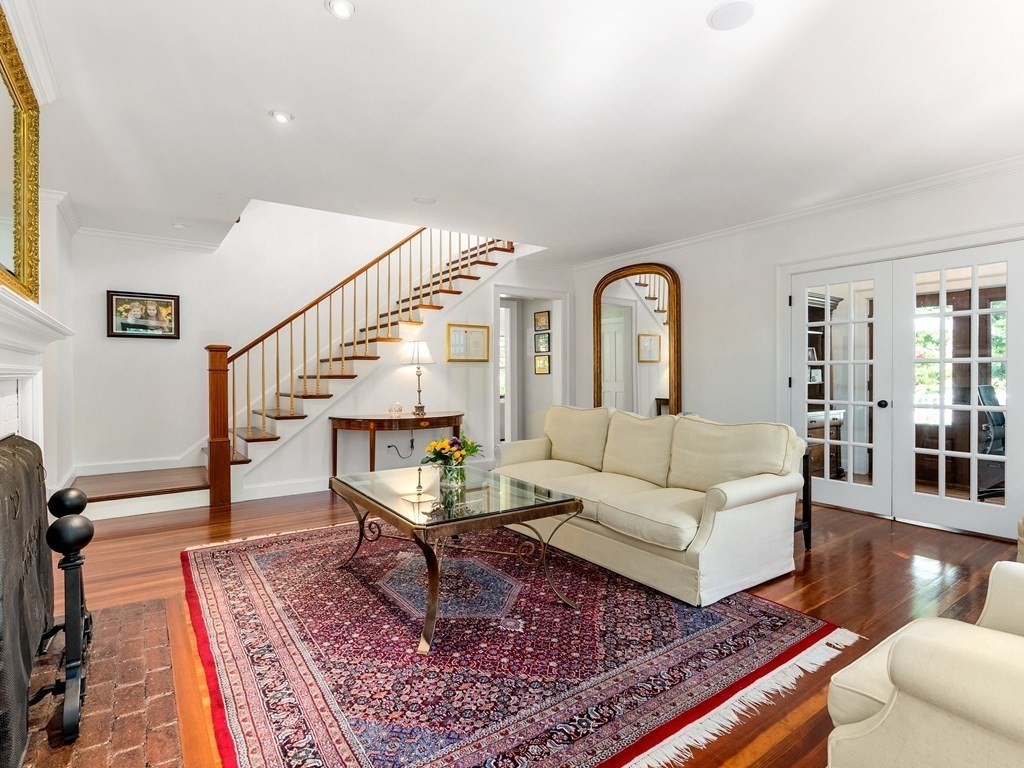 21 Hilltop Road Weston, MA 02493 - Photo 7 of 42 a living room with furniture and a rug
