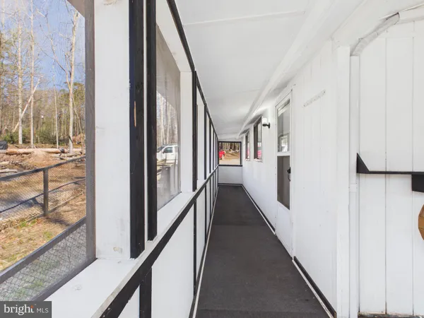 a view of a city from stairs