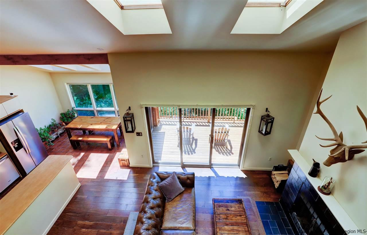 41 Mountain Road Mount Tremper, NY 12457 - Photo 21 of 33 a living room with furniture and a wooden floor
