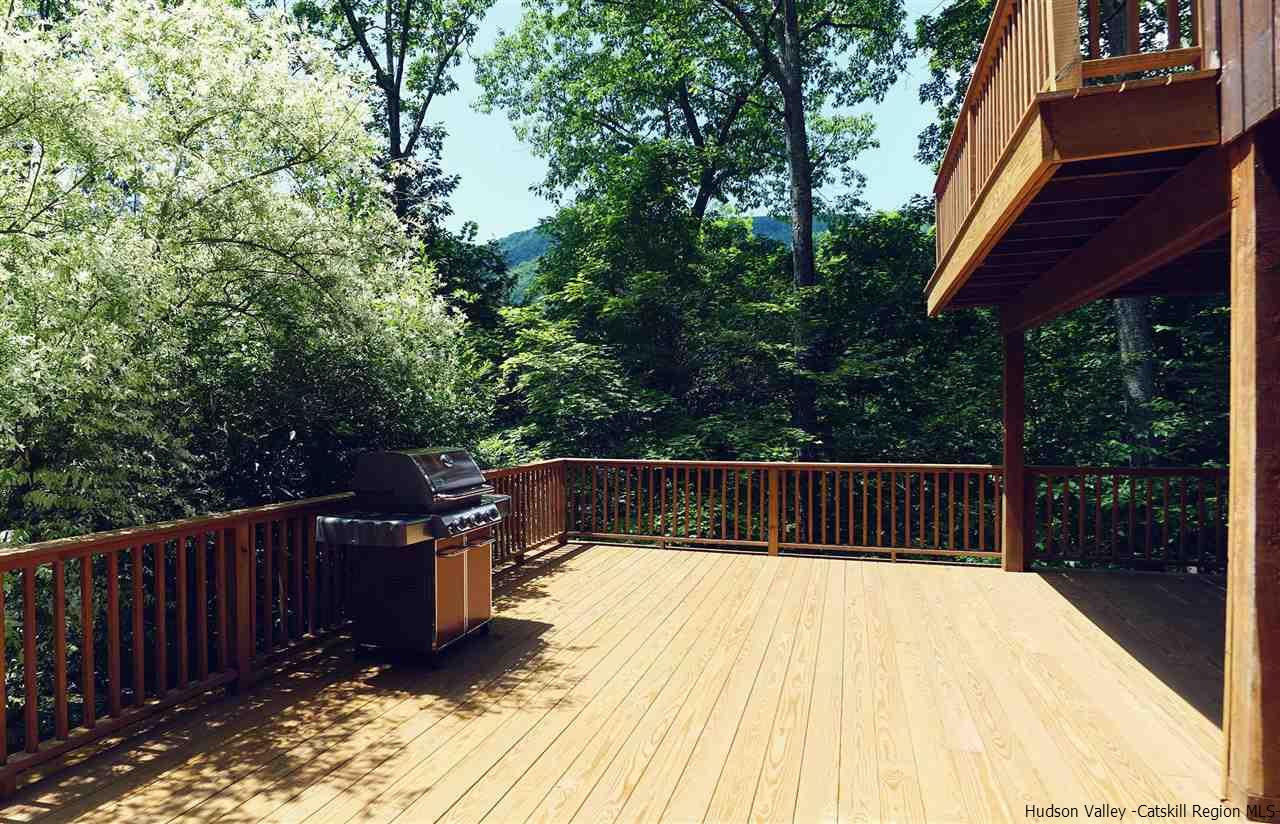 41 Mountain Road Mount Tremper, NY 12457 - Photo 26 of 33 a view of balcony with wooden floor and fence