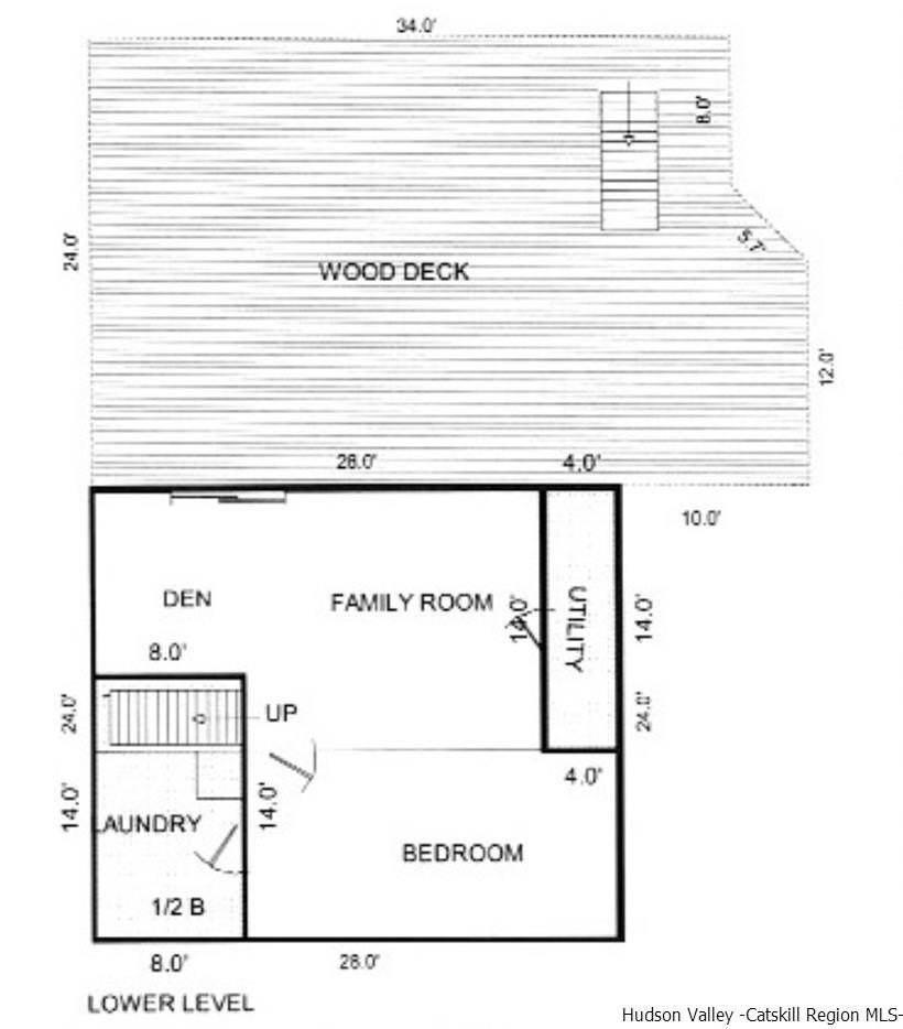 41 Mountain Road Mount Tremper, NY 12457 - Photo 33 of 33 a picture of a room with a bench and a white wall