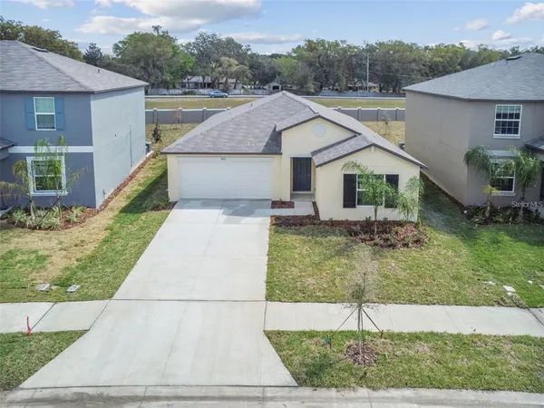 front view of house with a yard