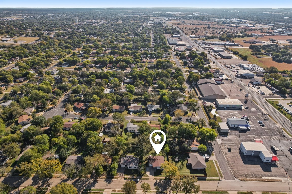 1102 Jackson Street Killeen, TX 76541 - Photo 16 of 16 an aerial view of residential building with parking space
