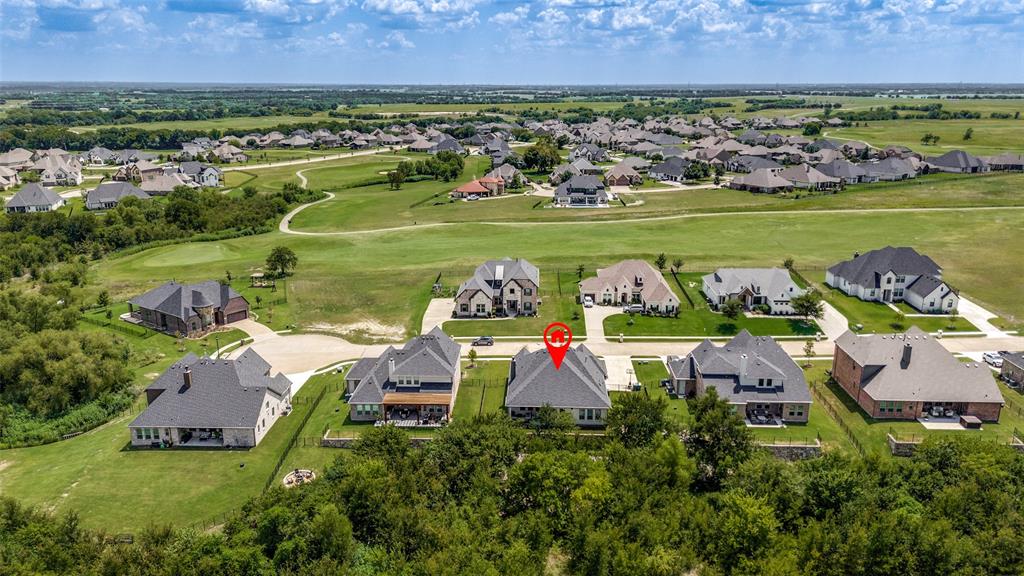 1113 Stone Bridge Pass Gunter, TX 75058 - Photo 26 of 32 an aerial view of a house with outdoor space