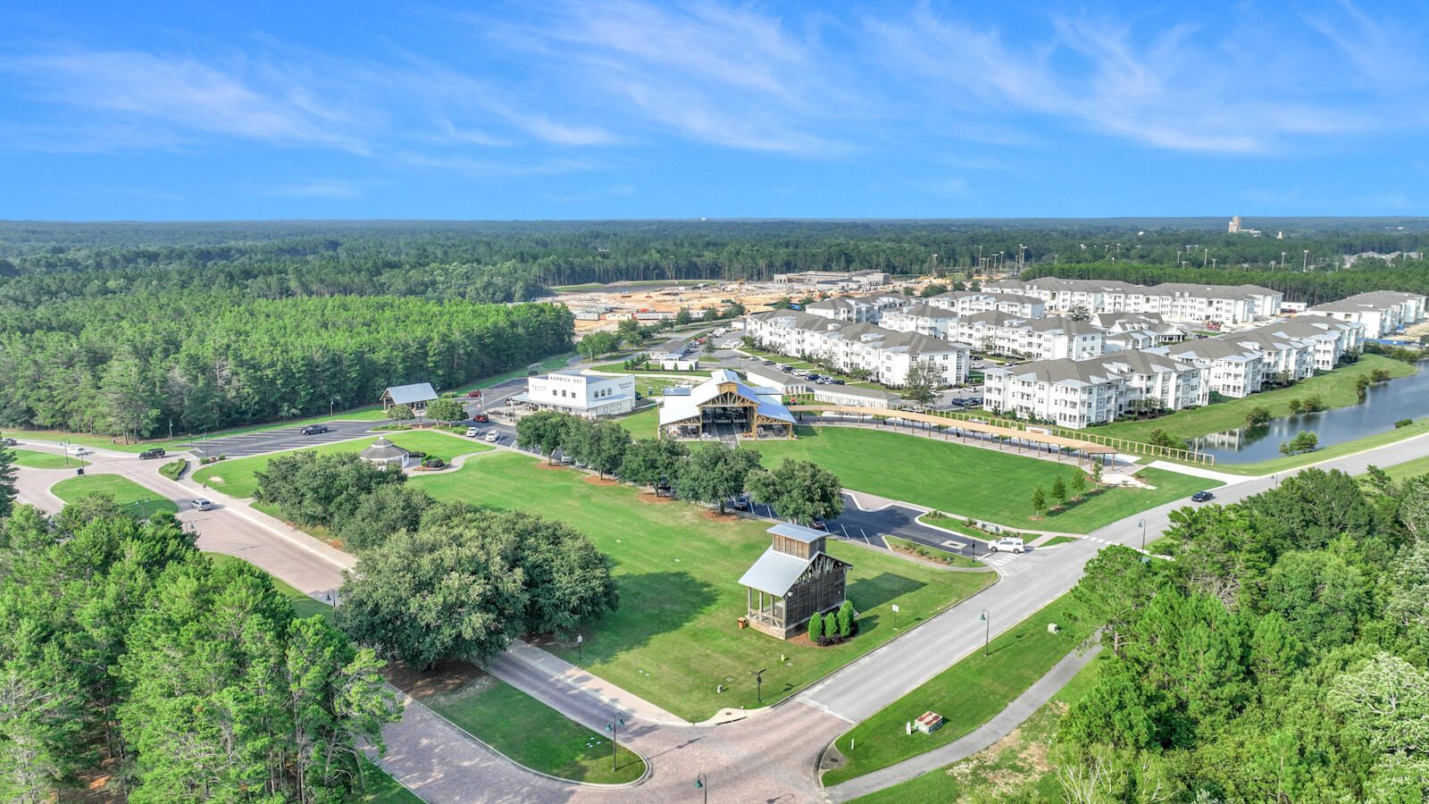 738 Symphony Way Freeport, FL 32439 - Photo 55 of 69 an aerial view of residential houses with outdoor space and trees