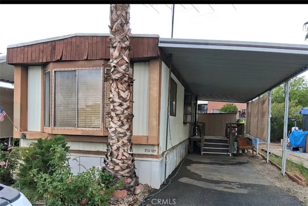 a view of a house with a balcony