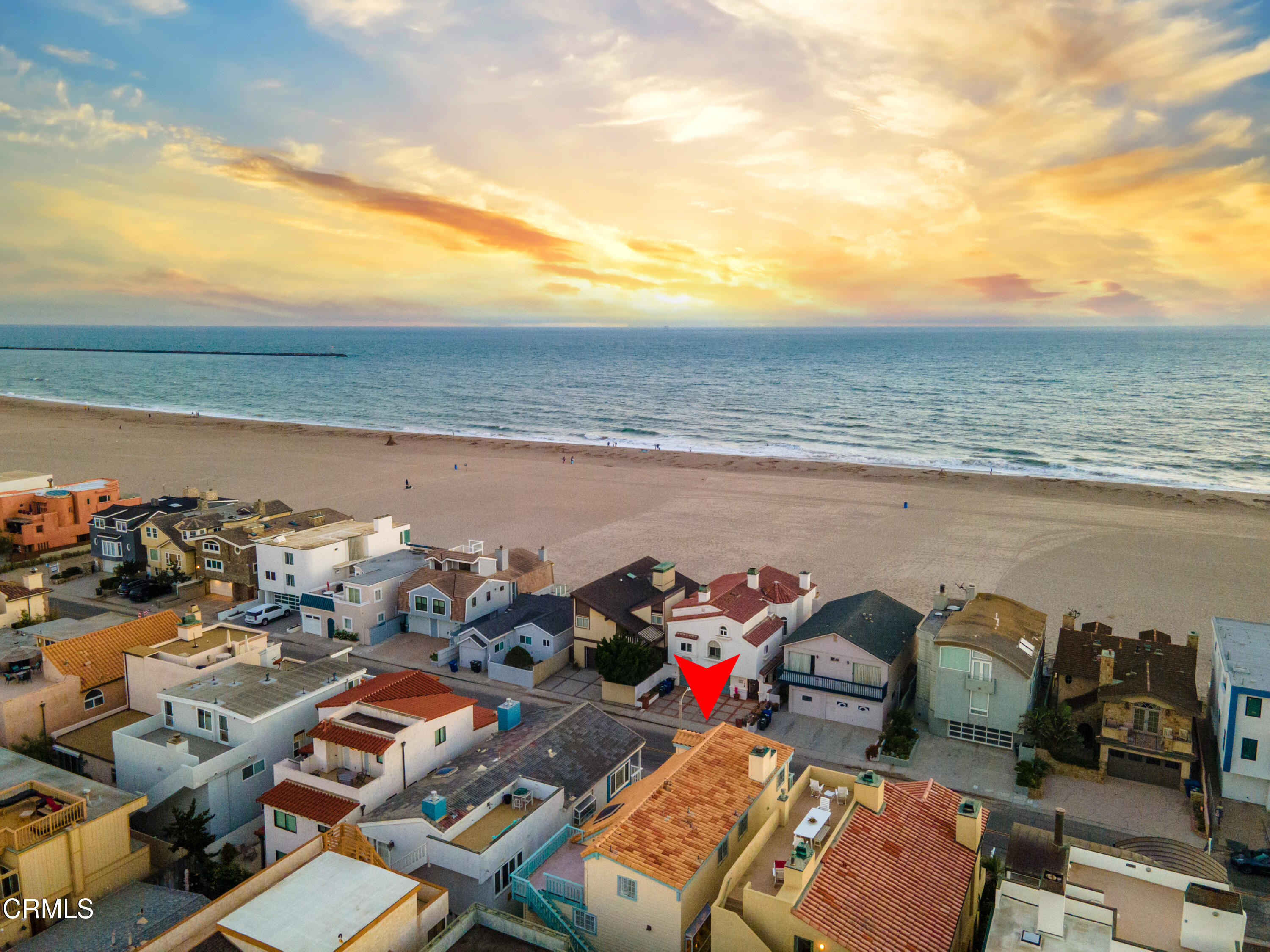 3736 Ocean Drive Oxnard, CA 93035 - Photo 26 of 35 an aerial view of a ocean beach