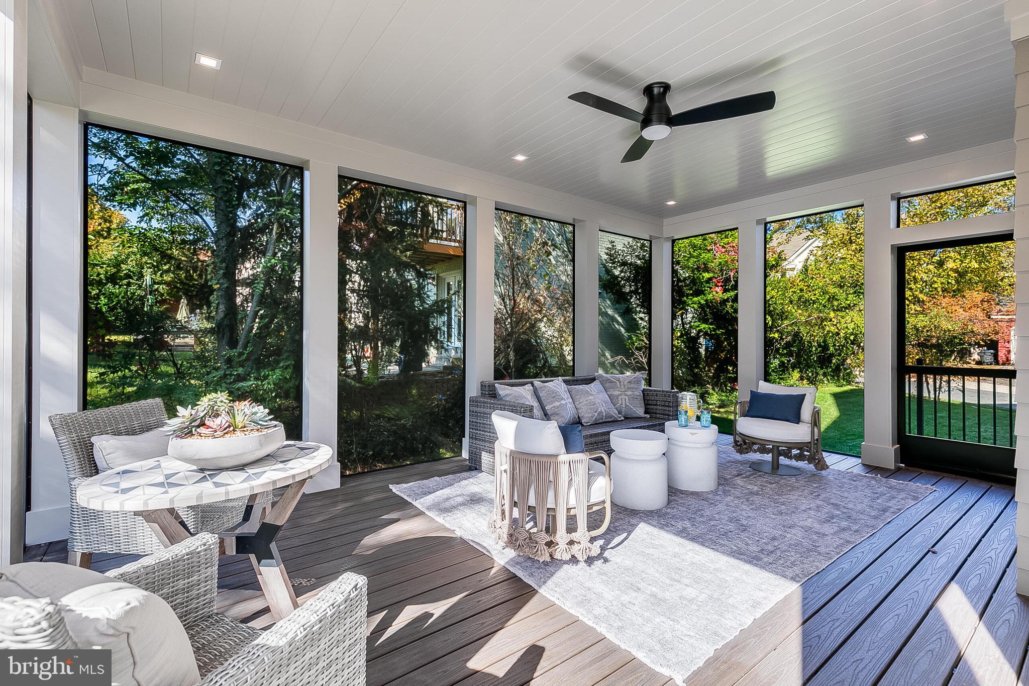 4102 18th Road North Arlington, VA 22207 - Photo 26 of 74 Screened in porch w/heaters