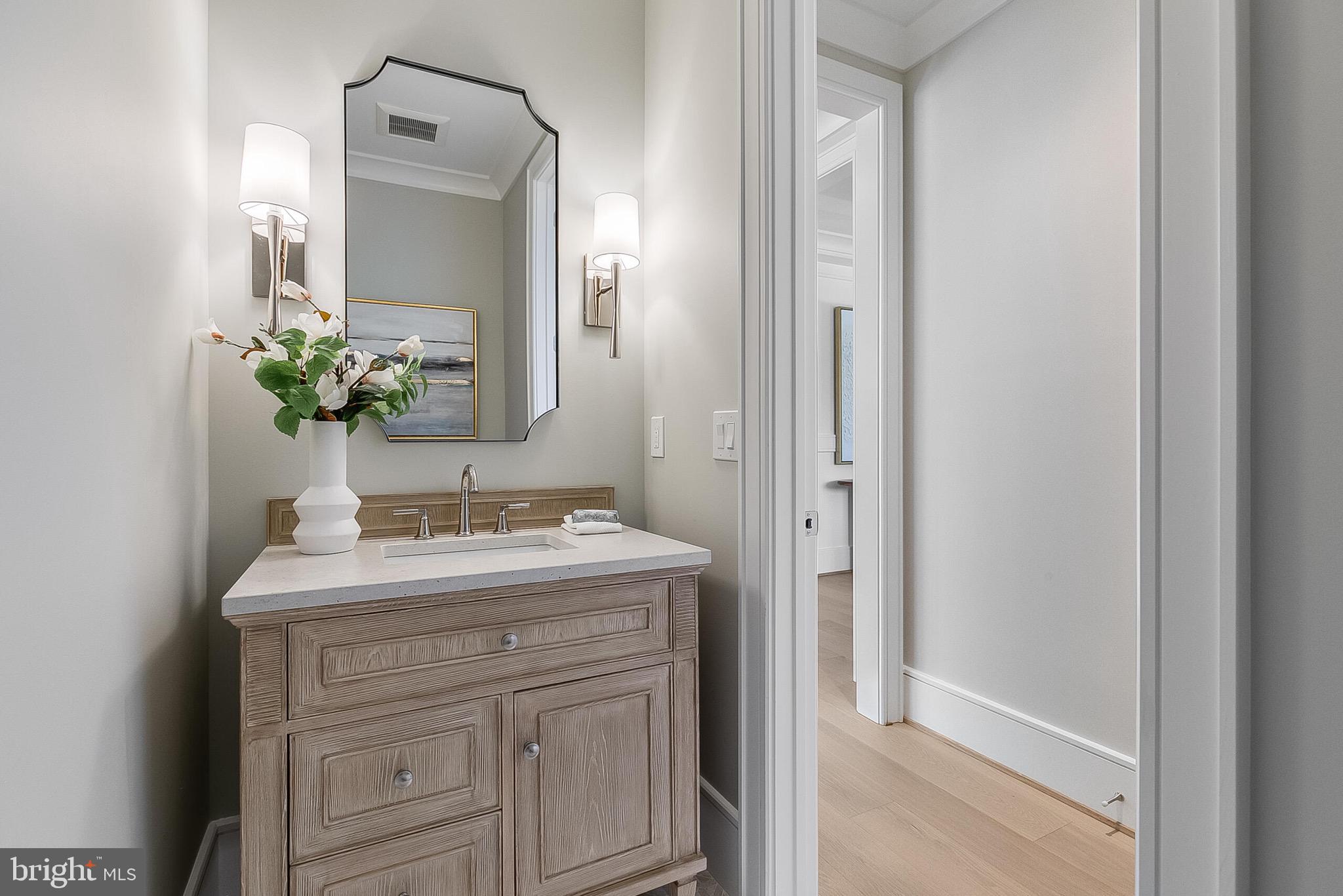 4102 18th Road North Arlington, VA 22207 - Photo 30 of 74 Main level powder room