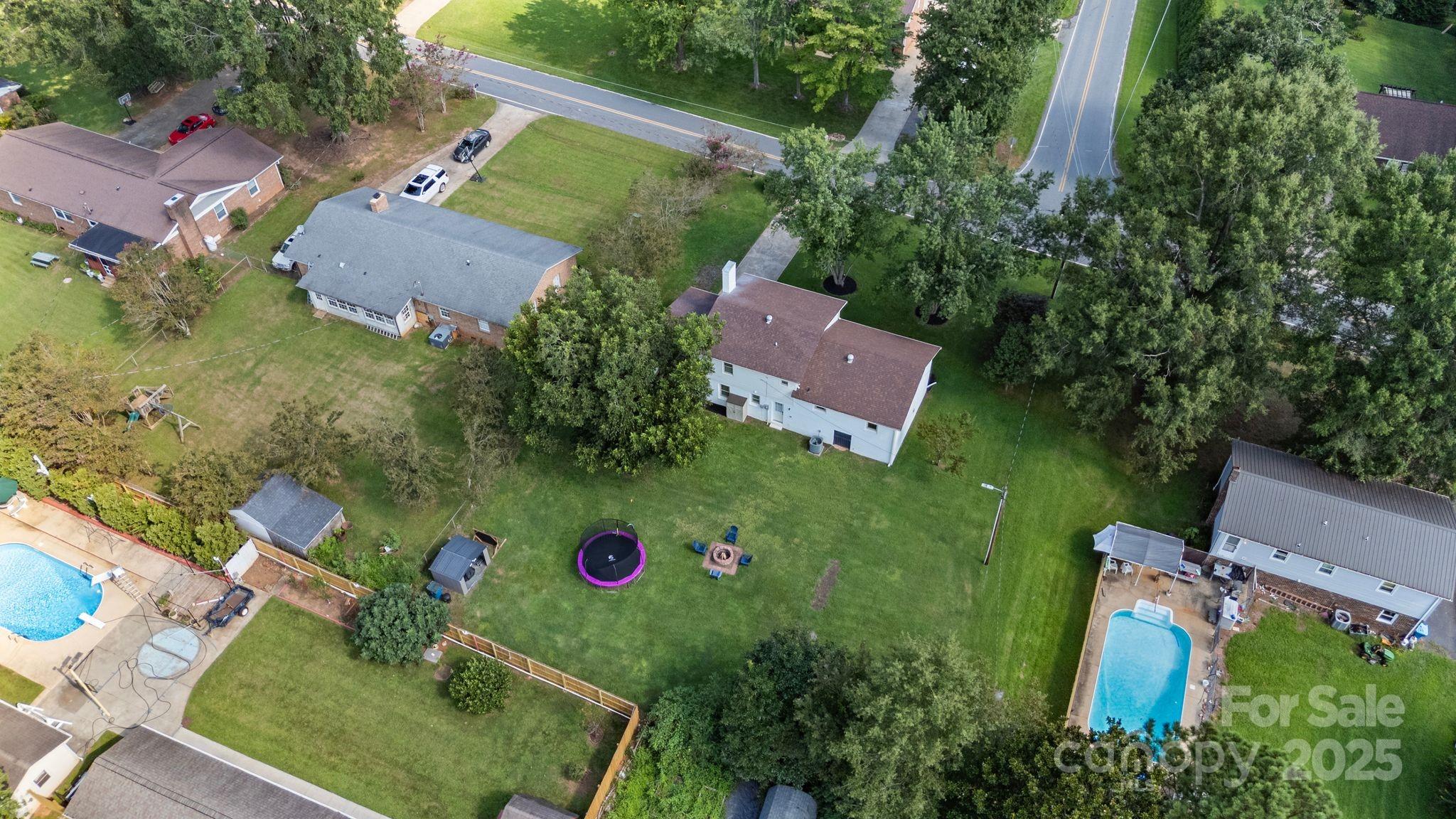 5703 Valley Field Road Southeast Hickory, NC 28602 - Photo 33 of 33 an aerial view of house with yard