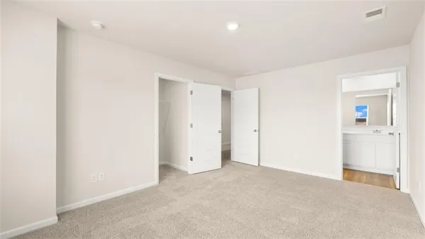 a view of an empty room