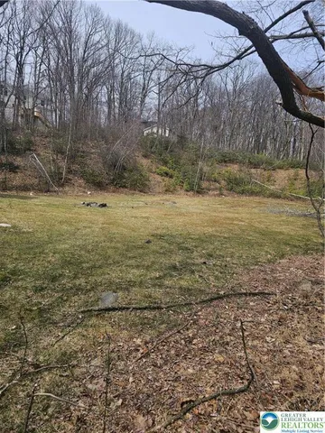 a view of a yard near a lake view