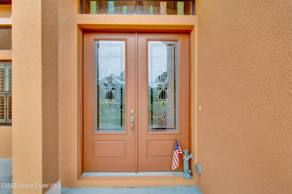 a view of front door of a house