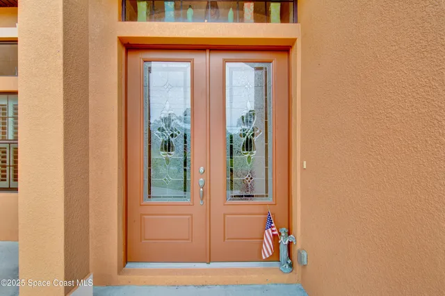 a view of front door of a house