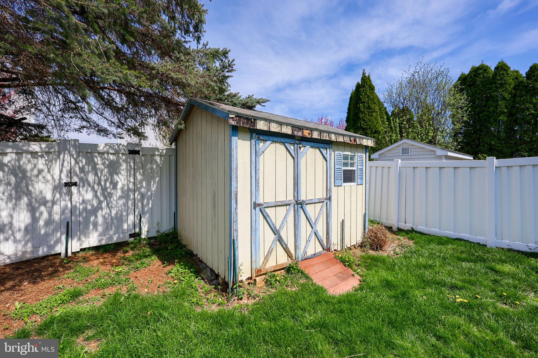142 Palm Lane Lebanon, PA 17042 - Photo 36 of 38 a backyard of a house with grass and wooden fence