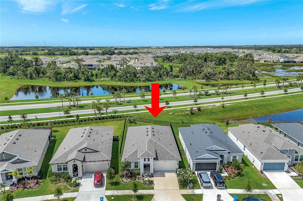 6219 Golden Nettle Drive Apollo Beach, FL 33572 - Photo 29 of 37 an aerial view of tennis court