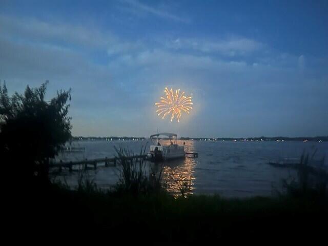 7325 West Wind Lake Road Waterford, WI 53185 - Photo 55 of 69 Fireworks On Lake By Owners On Lake The Weekend Before The 4th Of July