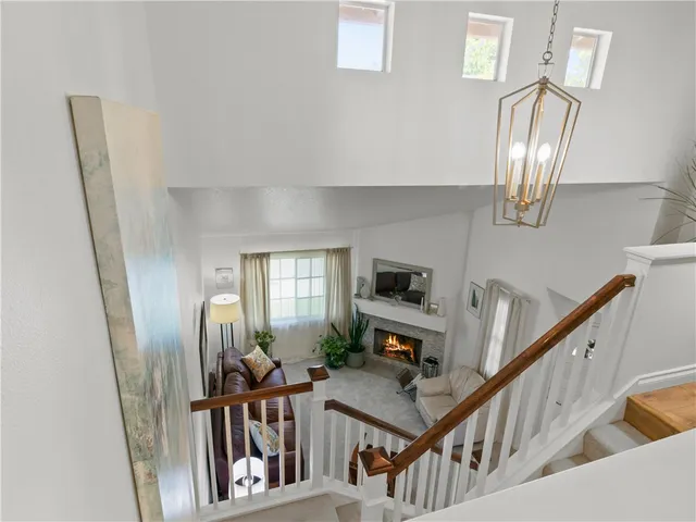 a view of entryway and livingroom with wooden floor