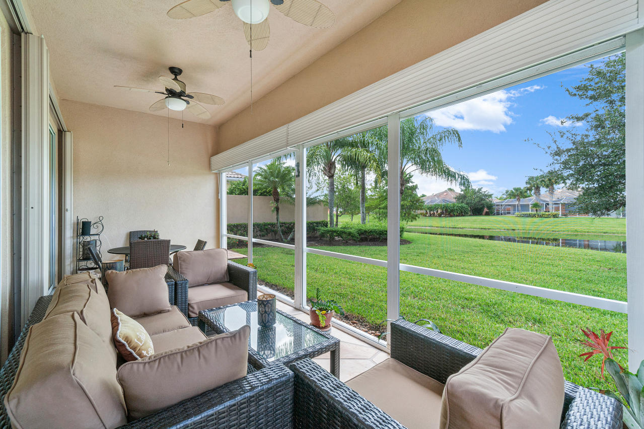 10898 Southwest Candlewood Road Port St. Lucie, FL 34987 - Photo 23 of 41 Screened lanai