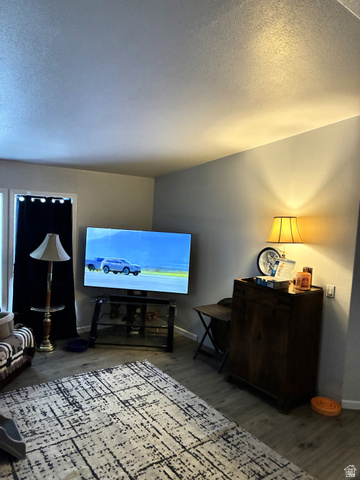547 East 2000th Street North Vernal, UT 84078 - Photo 20 of 50 Living area featuring wood-finish flooring and light-toned walls