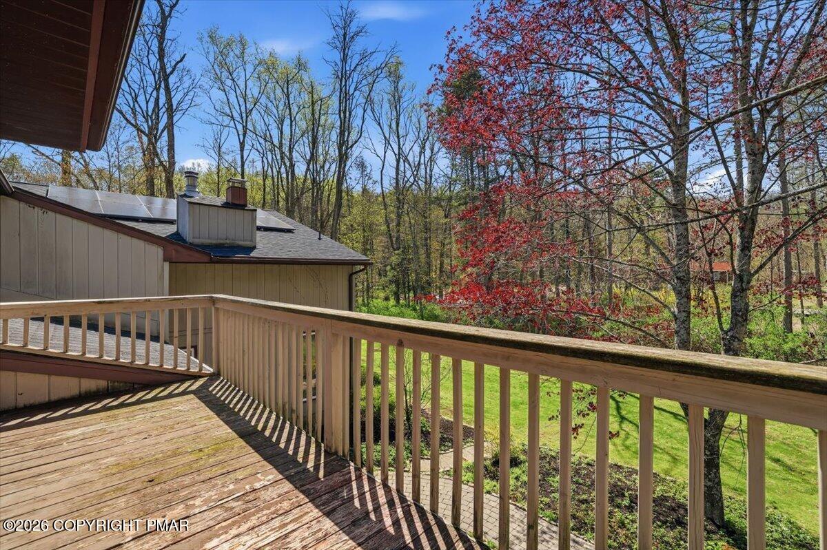 465 Pensyl Creek Road Stroudsburg, PA 18360 - Photo 30 of 71 Balcony bedroom 3