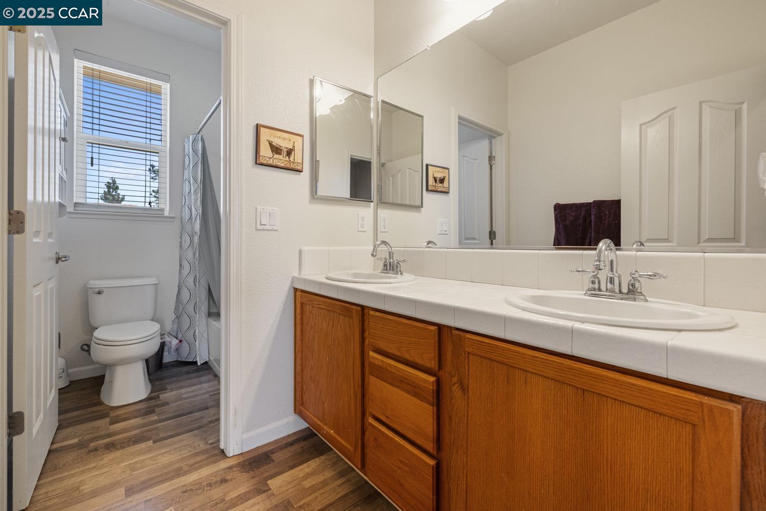 1117 Van Gogh Lane Patterson, CA 95363 - Photo 31 of 55 a bathroom with a sink and a mirror