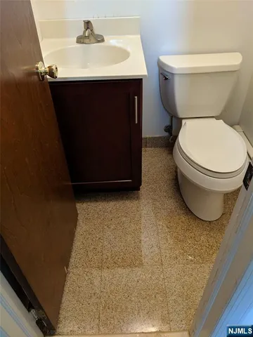 a bathroom with a sink and a toilet