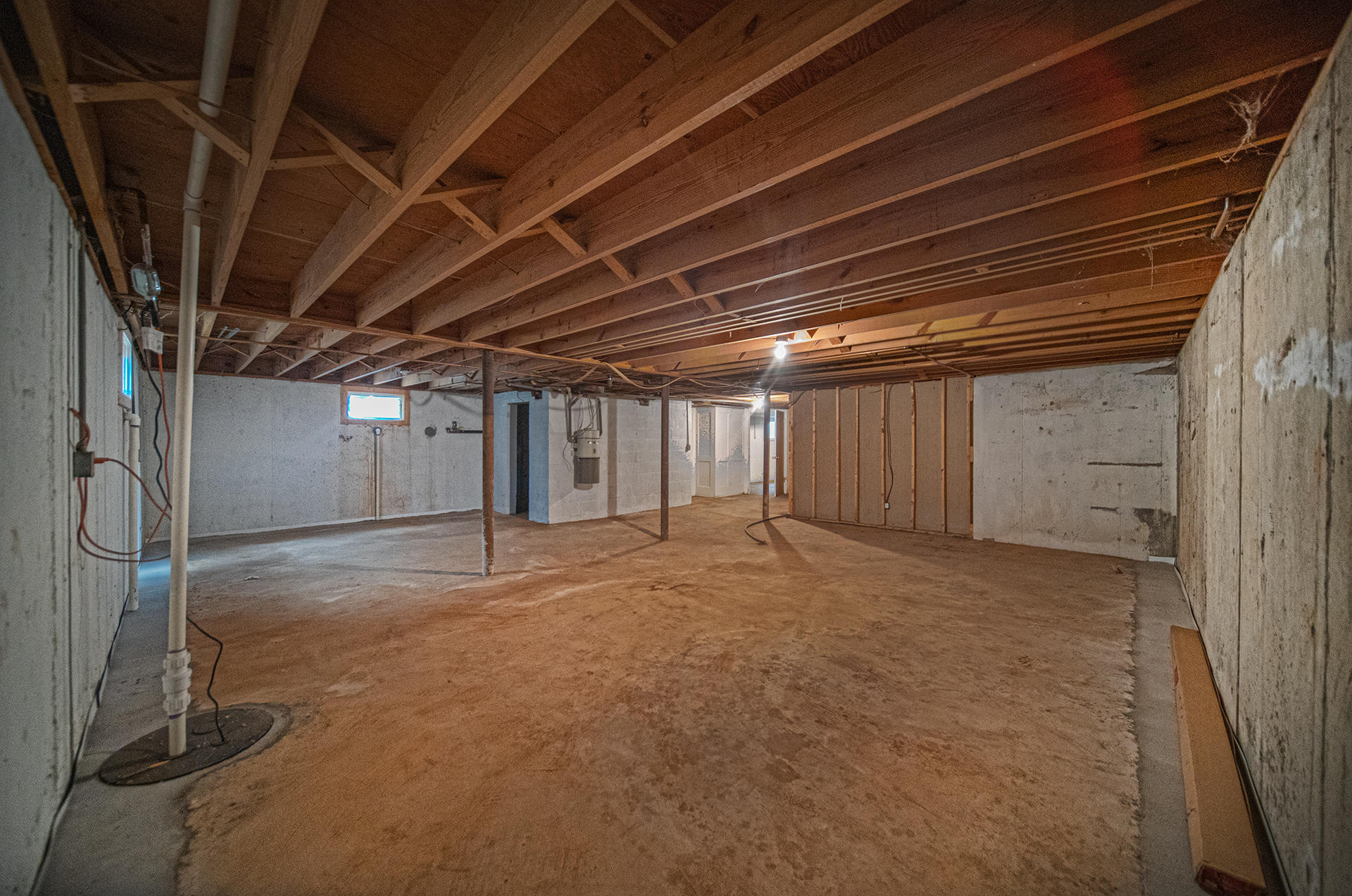 1087 Ross Road Vinton, VA 24179 - Photo 21 of 24 a view of empty room with wooden ceiling