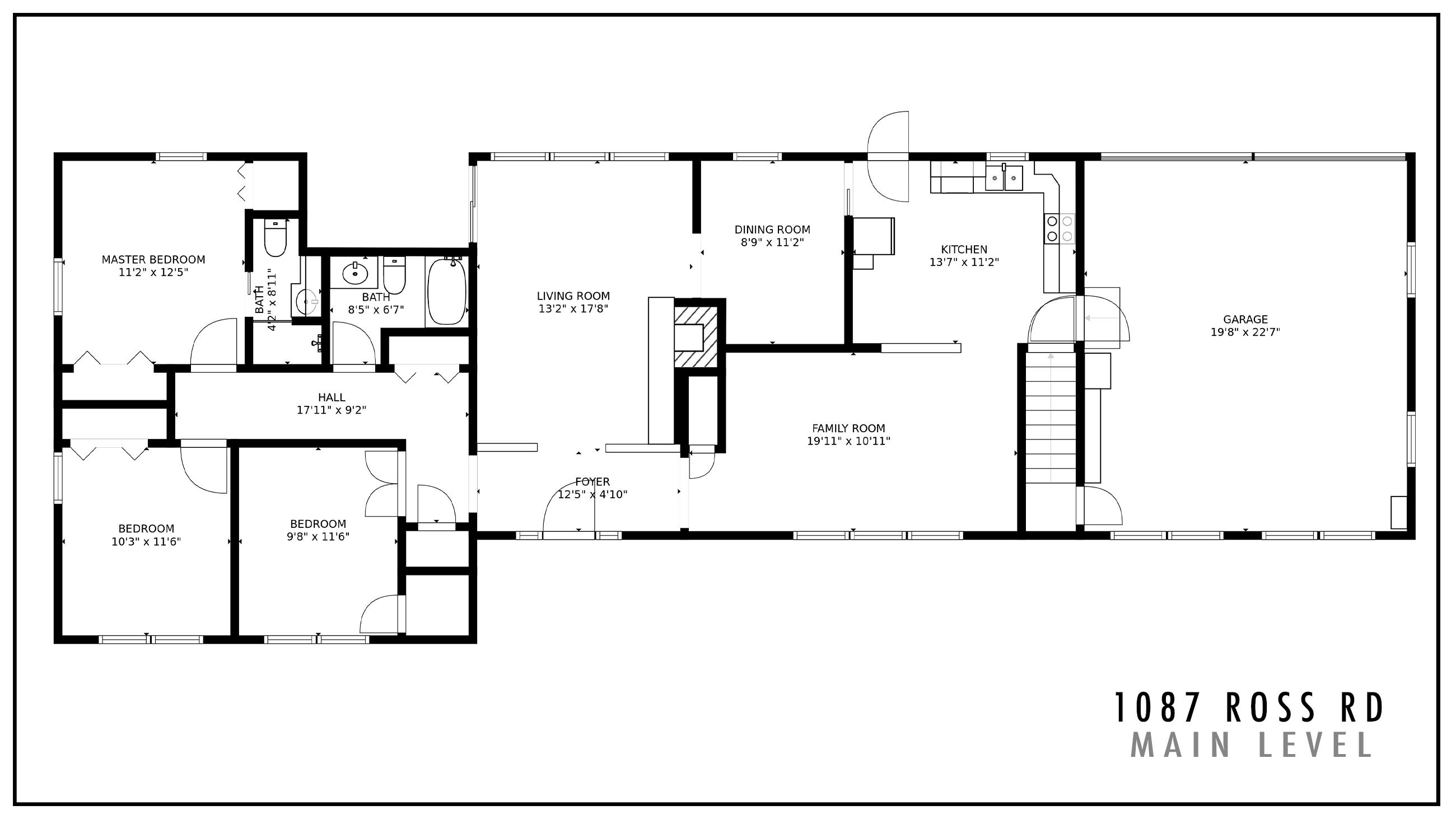 1087 Ross Road Vinton, VA 24179 - Photo 24 of 24 a picture of a floor plan