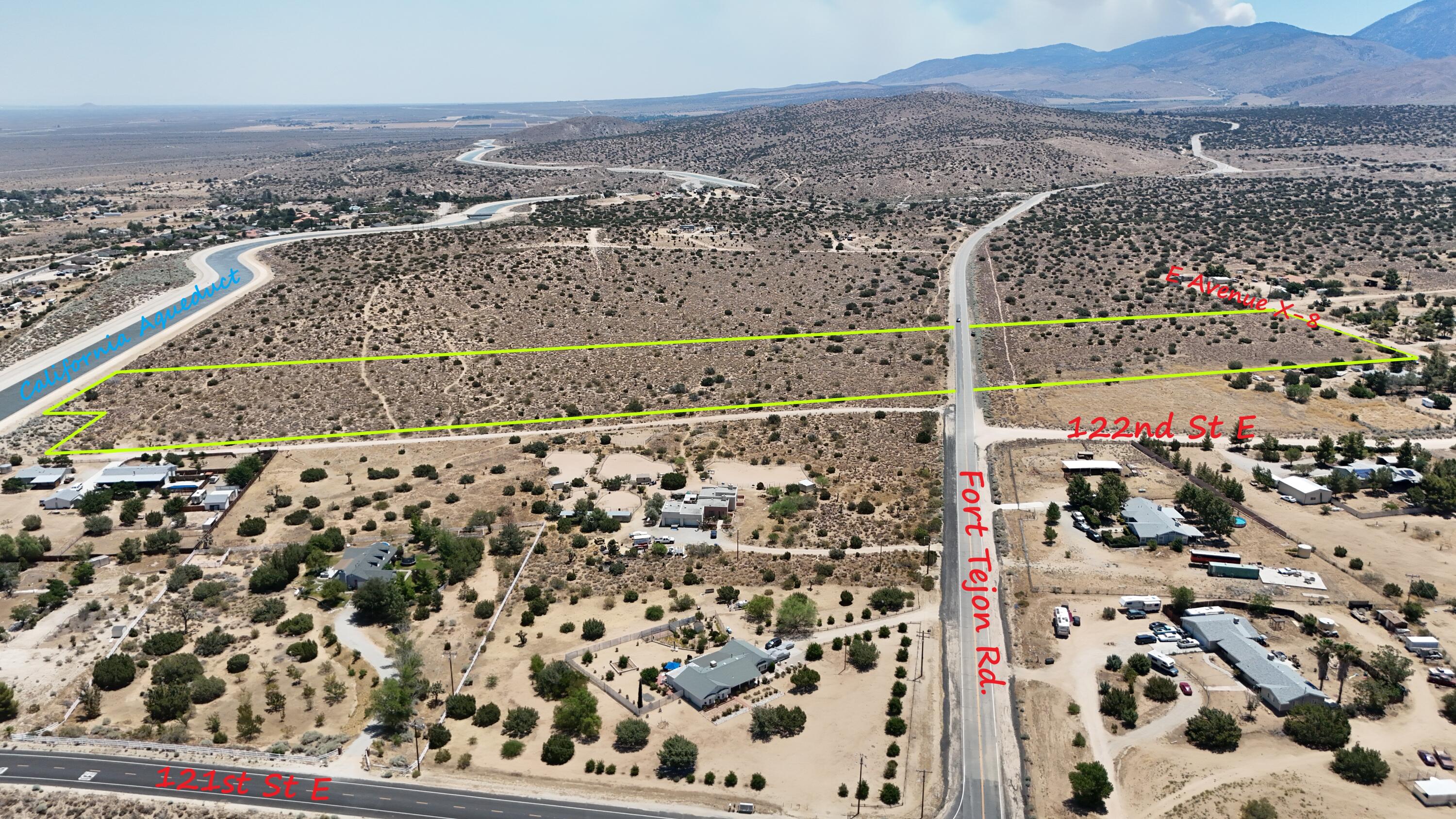 Fort Tejon Road Pearblossom, CA 93553 - Photo 3 of 5 an aerial view of beach and residential space