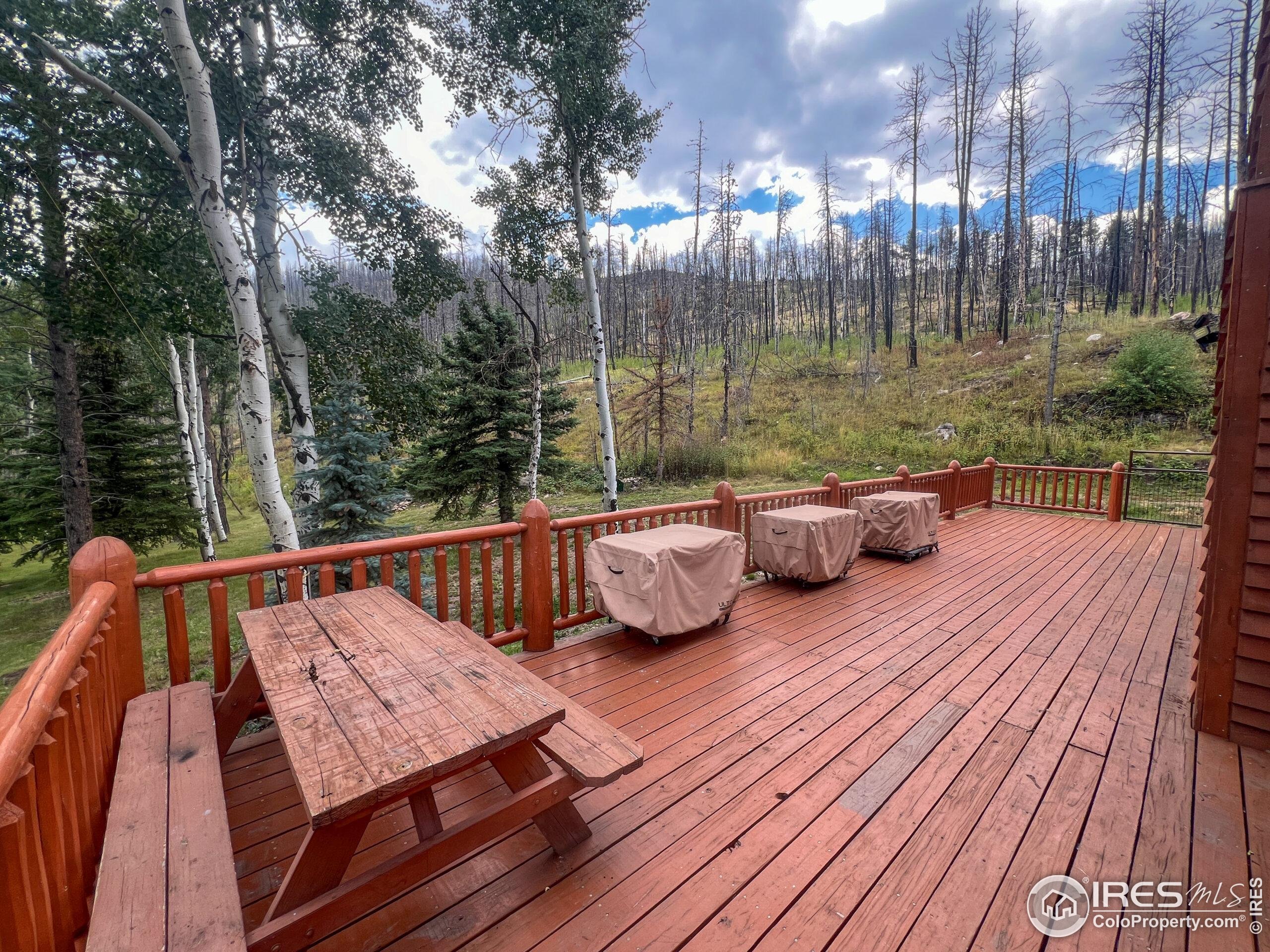 27667 Buckhorn Road Bellvue, CO 80512 - Photo 21 of 40 a view of sitting area on roof deck