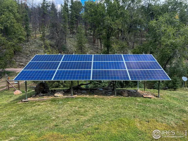 a backyard of a house