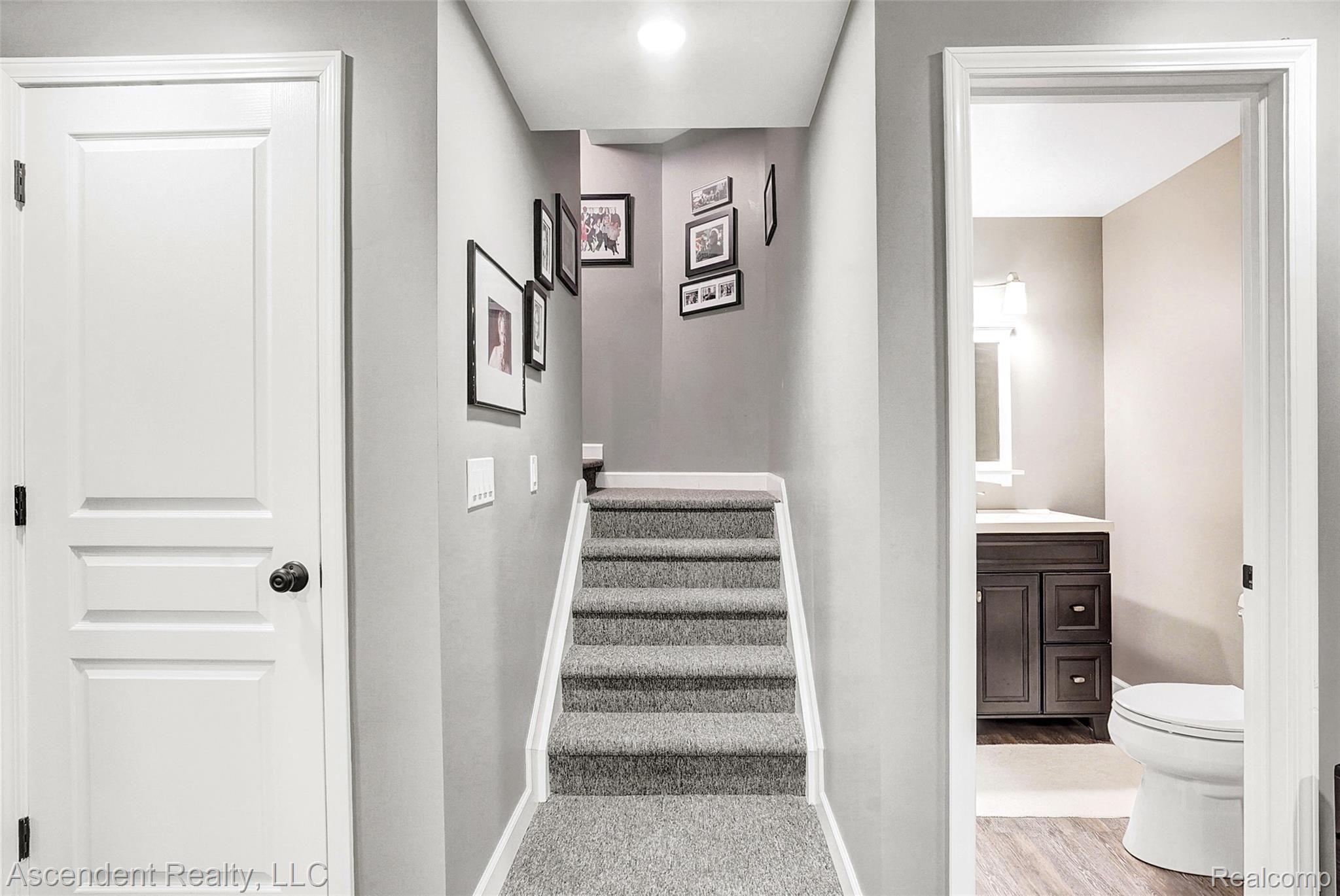 3716 Tremonte Circle Rochester, MI 48306 - Photo 27 of 31 Lower level stairway to 1st floor