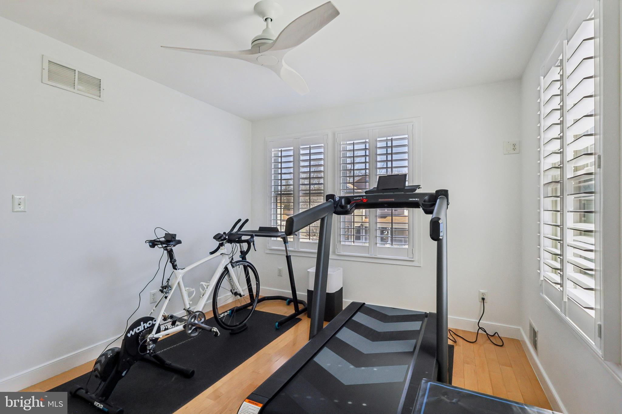 228 South Main Street Pennington, NJ 08534 - Photo 18 of 37 a room with gym equipment and windows