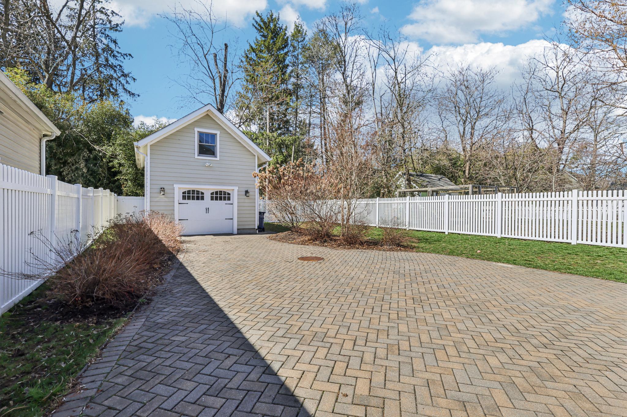 228 South Main Street Pennington, NJ 08534 - Photo 29 of 37 Interlocking Brick driveway