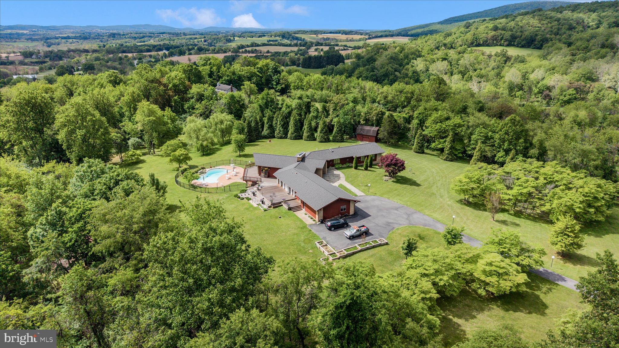 9237 Frostown Road Middletown, MD 21769 - Photo 108 of 113 an aerial view of a house with a yard